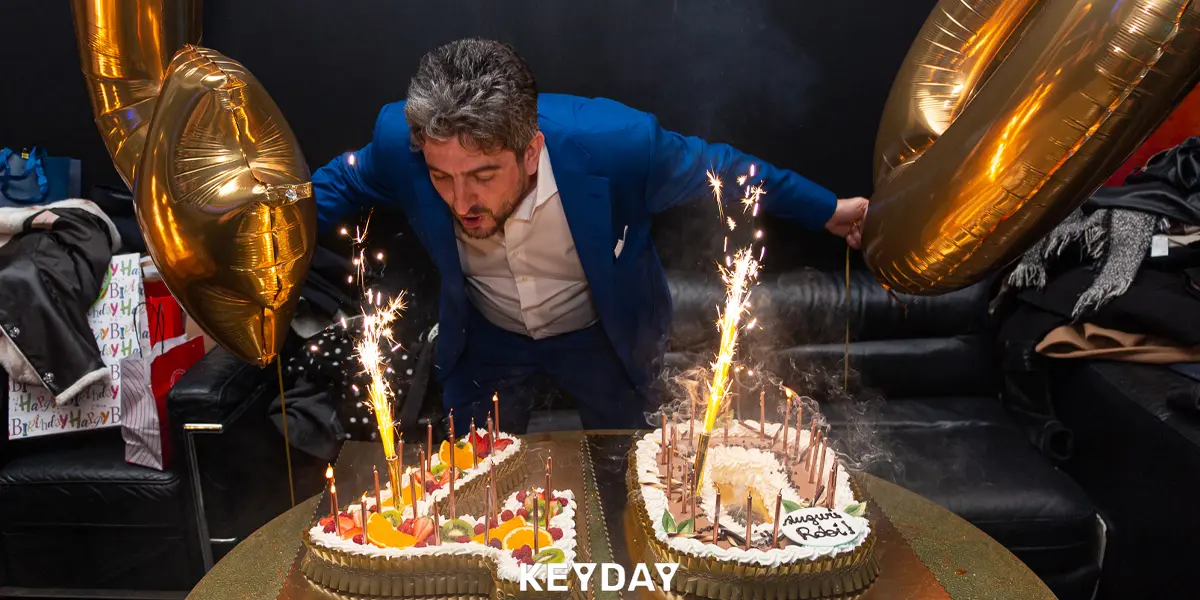 festa per i 40 anni a Milano con KEYDAY