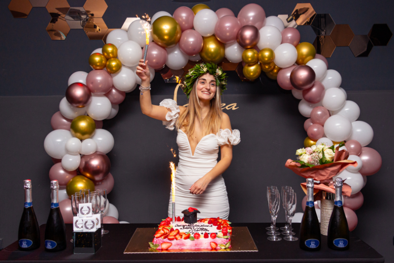 festa di laurea organizzata in location a milano